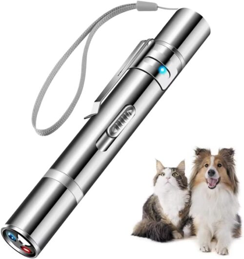 Cowjag Cat Toys, Laser Pointer with 5 Adjustable Patterns, USB Recharge Laser, Long Range and 3 Modes Training Chaser Interactive Toy, Dog Laser Toy - Image 9