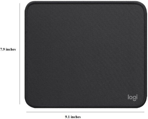 Logitech Mouse Pad - Studio Series, Computer Mouse Mat with Anti-Slip Rubber Base, Easy Gliding, Spill-Resistant Surface, Durable Materials, Portable, in a Fresh Modern Design, Graphite - Image 9