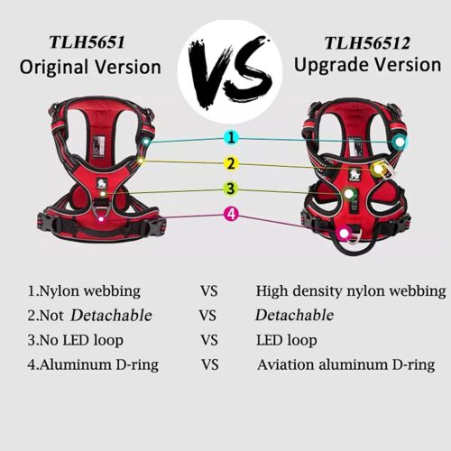 TRUE LOVE Dog Harness No Pull Nylon Reflective Pet Harness Adjustable Comfortable Control Step-in Brilliant Colors Truelove TLH56512 XS Grass Green - Image 4