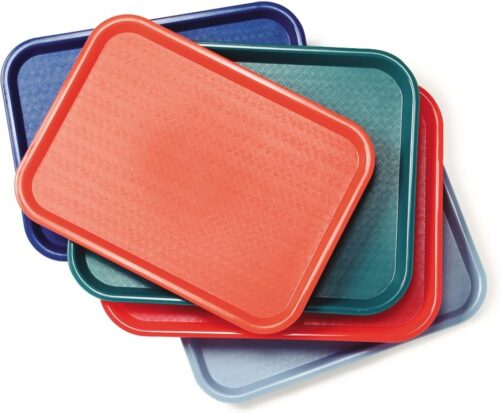 Carlisle FoodService Products CT121608 Café Standard Cafeteria / Fast Food Tray, 12" x 16", Forest Green - Image 6