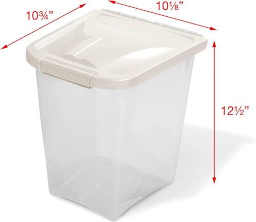 Van Ness 10-Pound Food Container with Fresh-Tite Seal (FC10) white - Image 5