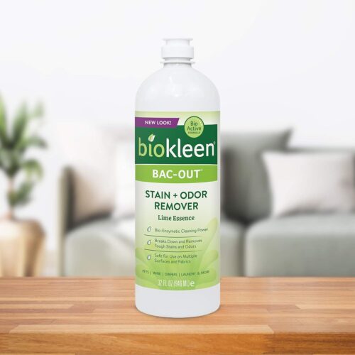 Biokleen Bac-Out Stain+Odor Remover, Destroys Stains & Odors Safely, for Pet Urine, Laundry, Diapers, Wine, Carpets, & More, Eco-Friendly, Non-Toxic, Plant-Based, 32 Ounces - Image 8