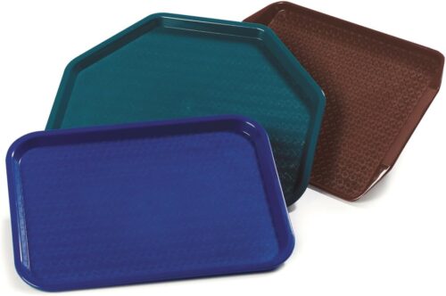 Carlisle FoodService Products CT121608 Café Standard Cafeteria / Fast Food Tray, 12" x 16", Forest Green - Image 7
