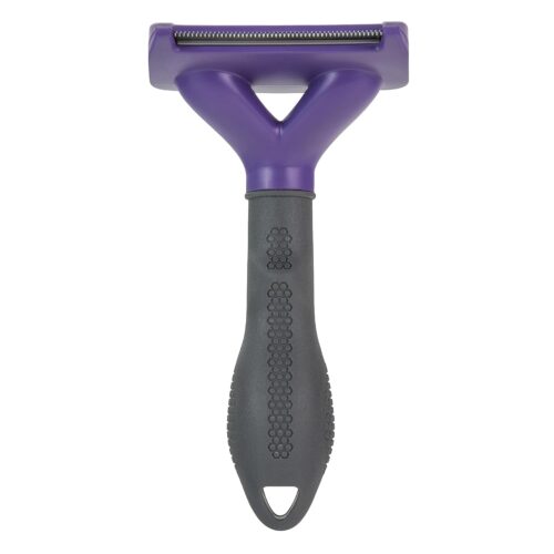 FURminator Cat deShedding Tool, deShedding Brush For Cats, Removes Loose Hair, Large - Image 2
