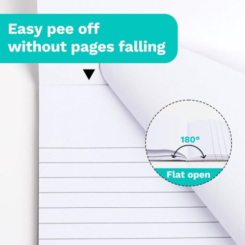 Note Pads 3x5 College Ruled 12 Pack, Goefun Small Notepads White Pocket Memo Pads - 30 Sheets Mini Notepad - Image 3