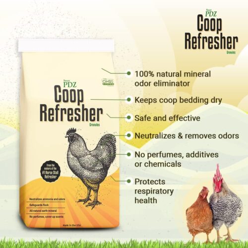 Coop Refresher - Zeolite Odor Eliminator - Essential Chicken Coop Accessory - 10 lbs - Image 2