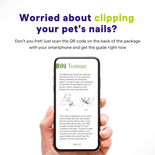 Pet Nail Clippers for Small Animals - Best Cat Nail Clippers & Claw Trimmer for Home Grooming Kit - Professional Grooming Tool for Tiny Dog Cat Bunny Rabbit Bird Puppy Kitten Ferret - Ebook Guide - Image 8