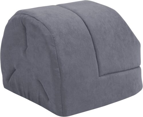 GOOPAWS Cat Cave for Cat and Warming Burrow Cat Bed, Pet Hideway Sleeping Cuddle Cave (Grey-2) - Image 5