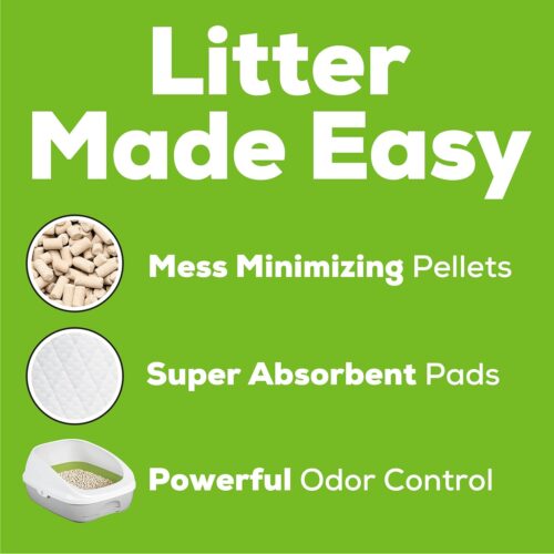 Purina Tidy Cats Non Clumping Litter System, Breeze XL All-in-One Odor Control & Easy Clean Multi Cat Box - 18 lb. Box - Image 2