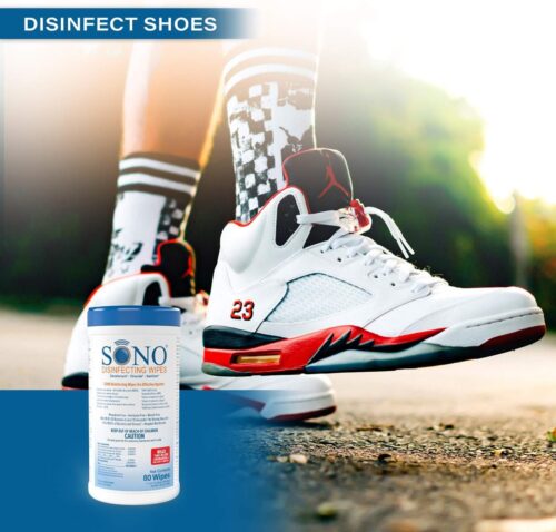 SONO Disinfecting Wipes - Alcohol-Free, No Bleach, Medical-Grade I Multi-Surface Cleaning for Home, School, Office, Hospital, Gym I Gentle on Electronic Devices I Everyday Use I 80 CT - Image 6
