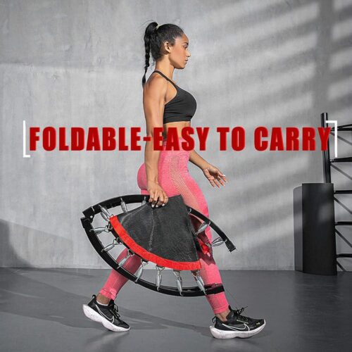 Trampoline, Portable Fitnes Foldable Trampoline in-Home Mini Rebounder, Exercise Trampoline for Kid/Adults, 40" Max Load 330lbs - Image 6