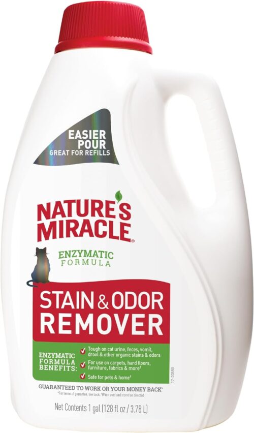 Nature’s Miracle Stain and Odor Remover Cat, Odor Control Formula, Pour