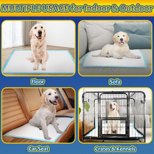 Dog Pee Pads Extra Large 80 Count, Thicken Dog Training Pads 30"x36", Puppy Pee Sheets XL for Indoor, Outdoor Use, Heavy Absorbent Disposable Underpads Large Capacity - Image 2
