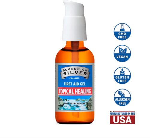 Sovereign Silver First Aid Gel – Topical Healing Homeopathic Medicine, 2 oz. - Image 7