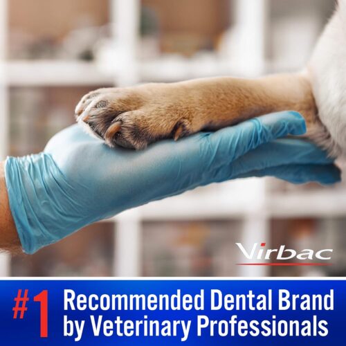 Virbac CET Enzymatic Toothpaste| Eliminates Bad Breath by Removing Plaque & Tartar Buildup | Best Pet Dental Care Toothpaste | Poultry Flavor, 2.5 oz tube - Image 4
