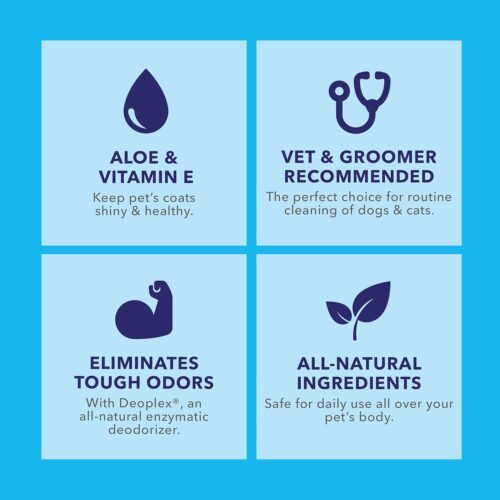 Vetnique Labs Furbliss Hygienic Pet Wipes for Dogs & Cats, Cleansing Grooming & Deodorizing Hypoallergenic Thick Wipes with All Natural Deoplex Deodorizer (Refreshing, 600ct) - Image 4