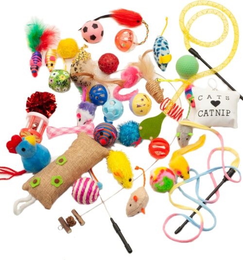 Fashion's Talk Cat Toys Variety Pack for Kitty 20 Pieces - Image 4