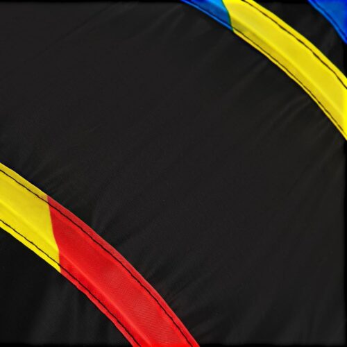 Tempcore Pet Cat Tunnel Tube Cat Toys 3 Way Collapsible, Cat Tunnels for Indoor Cats，Kitty Tunnel Bored Cat Pet Toys Peek Hole Toy Ball Cat, Puppy, Kitty, Kitten, Rabbit Black & Rainbow - Image 3