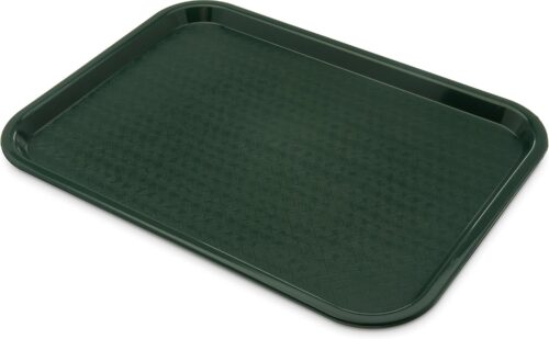 Carlisle FoodService Products CT121608 Café Standard Cafeteria / Fast Food Tray, 12″ x 16″, Forest Green