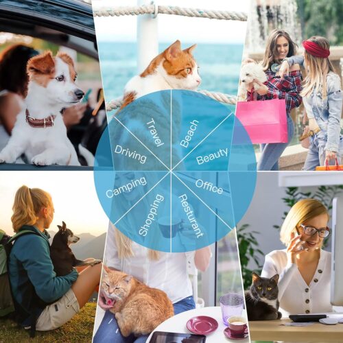 Siivton Pet Carrier Airline Approved, 4 Sides Expandable Cat Carrier Bag with Removable Fleece Pad, Large Soft Sided Pet Travel Carrier, Dog Carrier for Cats, Puppy and Small Dogs - Image 5