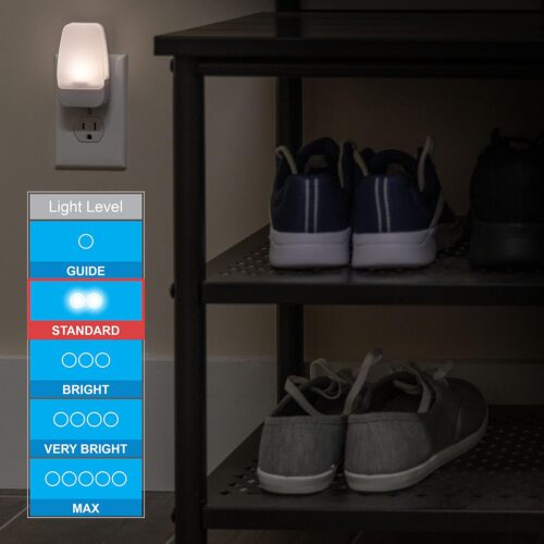 GE LED Night Light, Plug-in, Dusk to Dawn Sensor, Warm White, Ambient Lighting, Ideal Nightlight for Kids, Adults, Bedroom, Bathroom, Nursery, Hallway, Kitchen, 46478, 8 Pack - Image 5