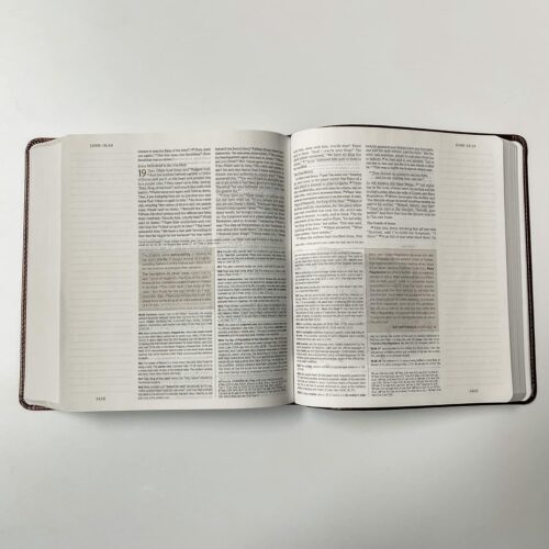 Hand Lettered and Laser Engraved ESV Journaling Study Bible, Personalized Gift, Custom Name Engraving Available - Image 6