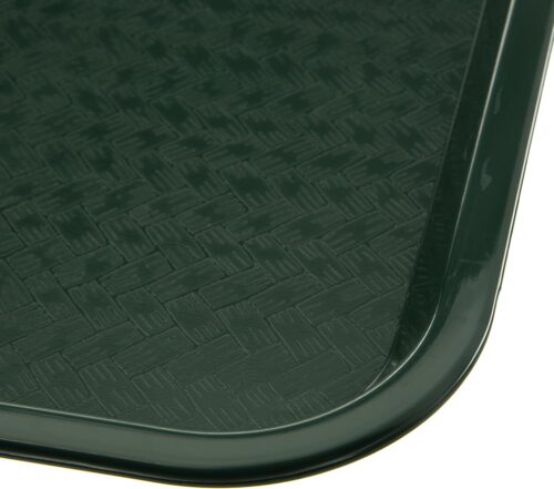 Carlisle FoodService Products CT121608 Café Standard Cafeteria / Fast Food Tray, 12" x 16", Forest Green - Image 3