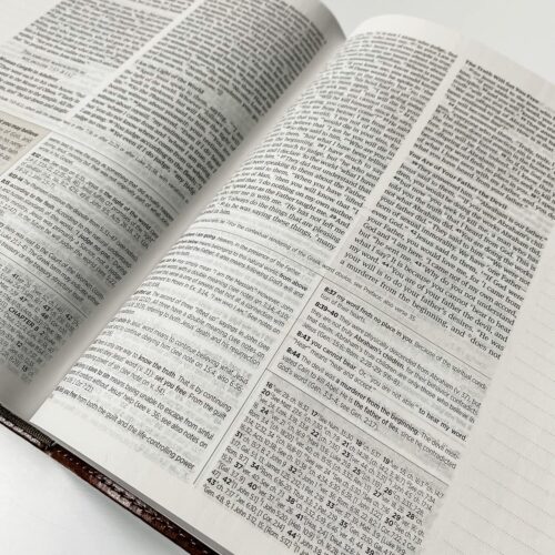 Hand Lettered and Laser Engraved ESV Journaling Study Bible, Personalized Gift, Custom Name Engraving Available - Image 7