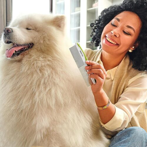 Dog Comb for Removes Tangles and Knots - Cat Comb for Removing Matted Fur - Grooming Tool with Stainless Steel Teeth and Non-Slip Grip Handle - Best Pet Hair Comb for Home Grooming Kit - Ebook Guide - Image 7