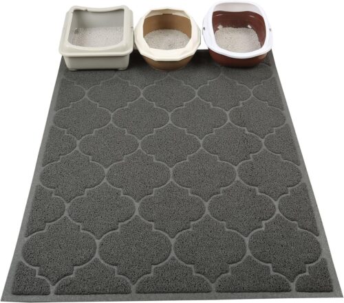 Cat Litter Mat, XL Super Size, Phthalate Free, Easy to Clean, 46x35 Inches, Durable, Soft on Paws, Large Litter Mat. - Image 4