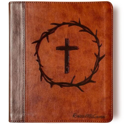 Hand Lettered and Laser Engraved ESV Journaling Study Bible, Personalized Gift, Custom Name Engraving Available