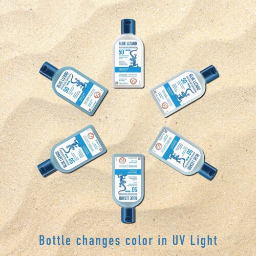 BLUE LIZARD Sensitive Mineral Sunscreen with Zinc Oxide, SPF 50+, Water Resistant, UVA/UVB Protection with Smart Bottle Technology - Fragrance Free, 5 oz - Image 7