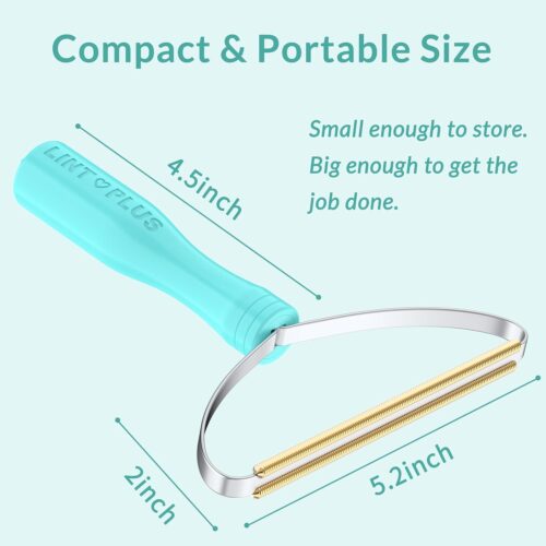 Deep Cleaner Pro Pet Hair Remover-Special Cat Hair Remover Multi Fabric Edge and Carpet Rake Scraper by LINTPLUS-Dog Hair Remover for Rugs,Couch & Pet Towers-Easy to Every Hair! - Image 2