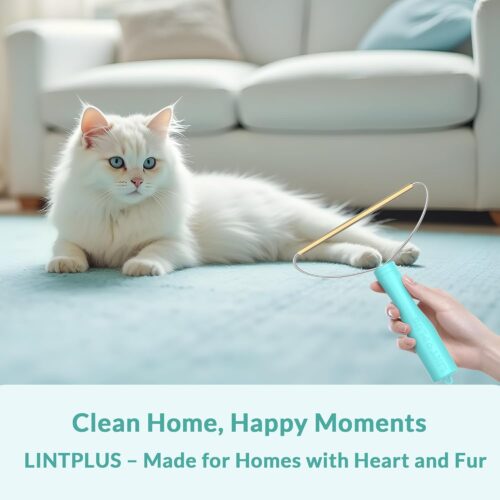 Deep Cleaner Pro Pet Hair Remover-Special Cat Hair Remover Multi Fabric Edge and Carpet Rake Scraper by LINTPLUS-Dog Hair Remover for Rugs,Couch & Pet Towers-Easy to Every Hair! - Image 7
